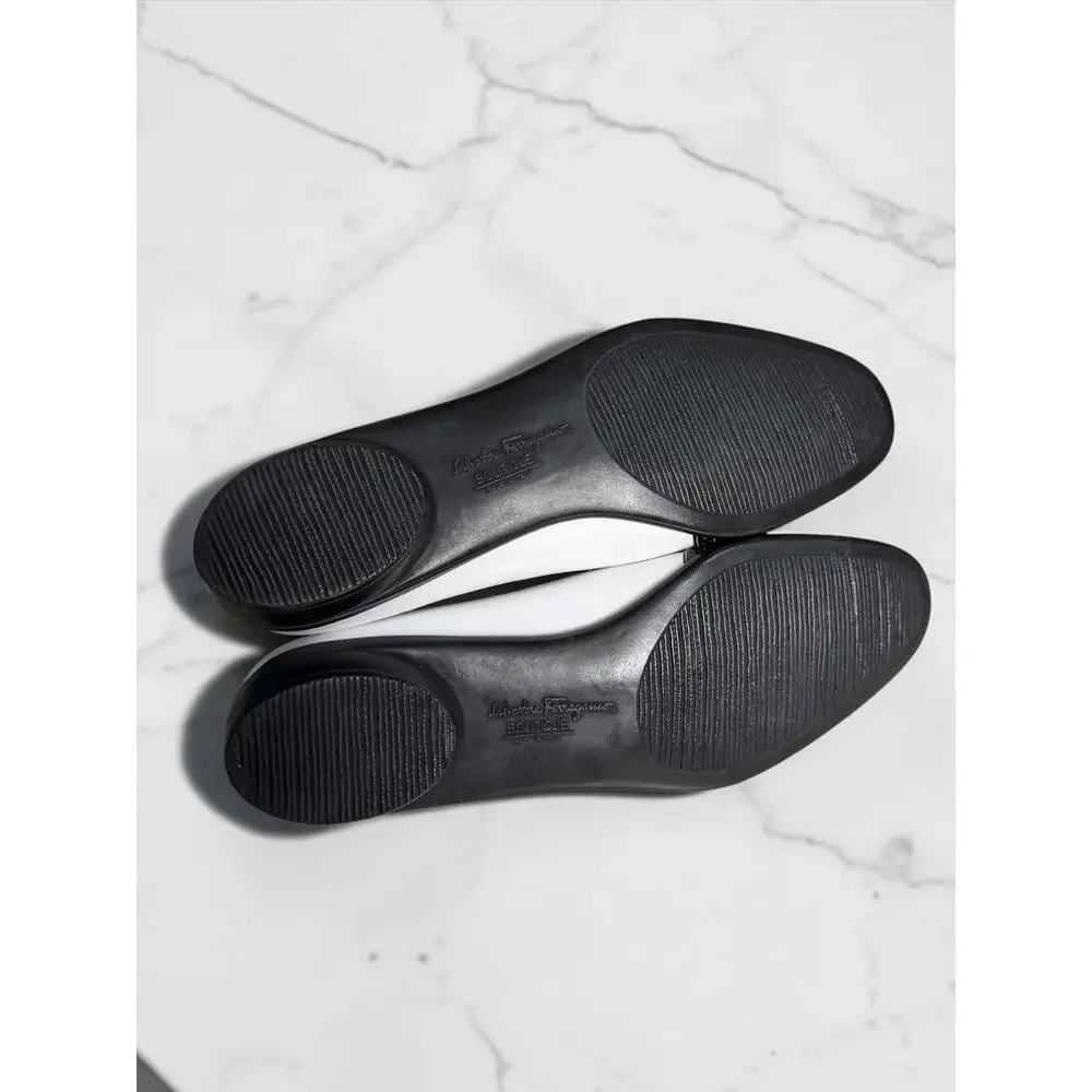 Salvatore Ferragamo Oxford Ballet Flat Size 8C - Picture 6 of 10